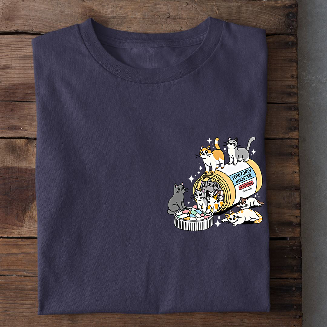 Serotonin Katzen T-Shirt