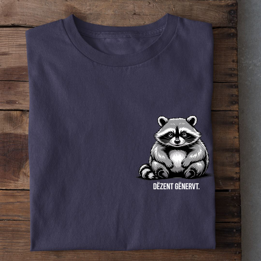 T-Shirt Dezent Genervt Waschbär, weitere Ansicht