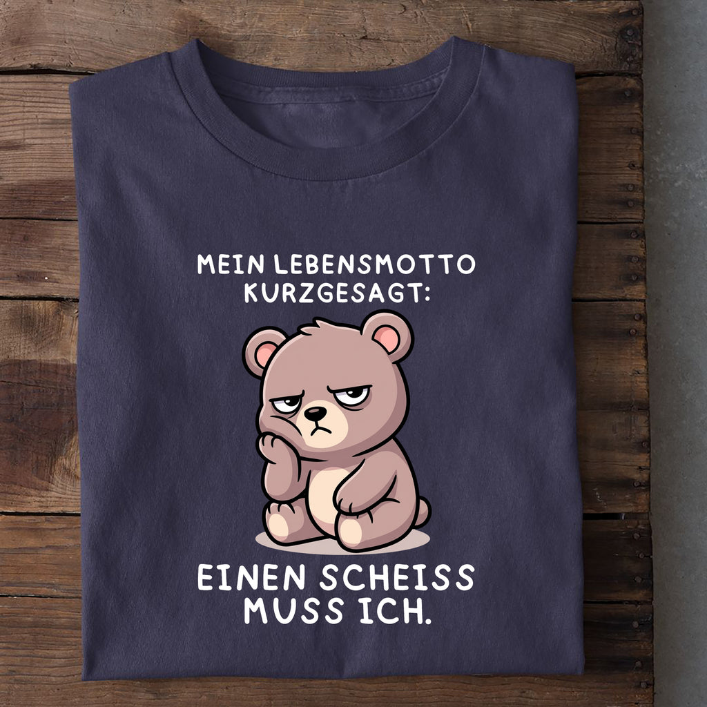 T-Shirt Einen Scheiß muss ich, weitere Ansicht