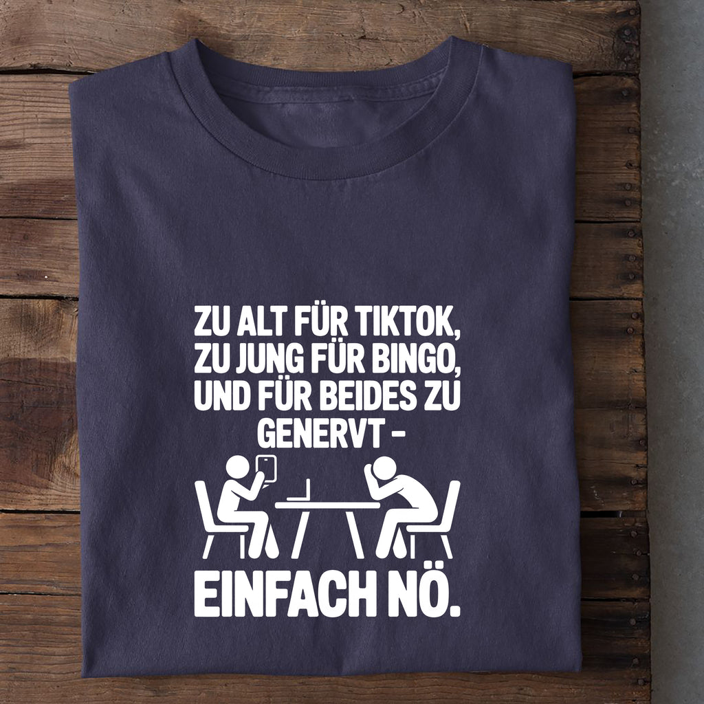 T-Shirt Einfach nö Personen, weitere Ansicht