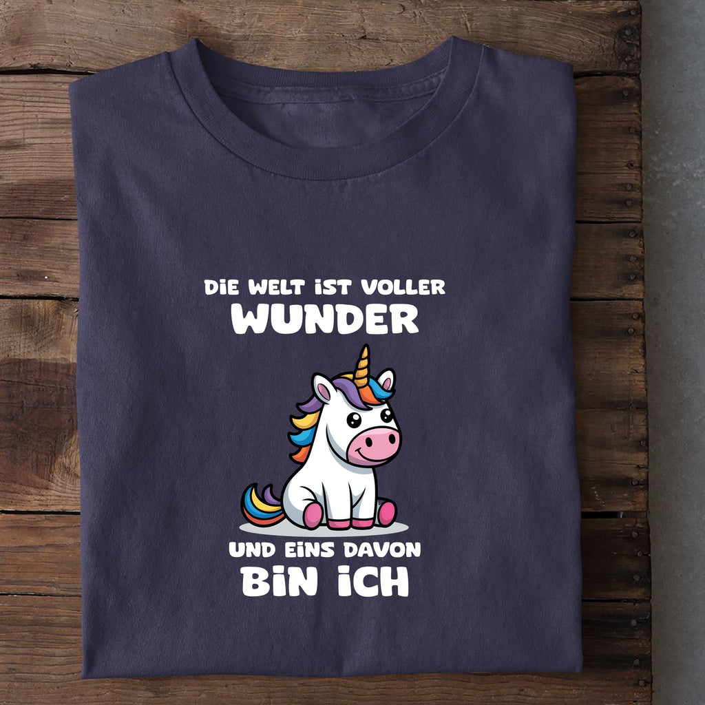 T-Shirt Die Welt ist voller Wunder, weitere Ansicht
