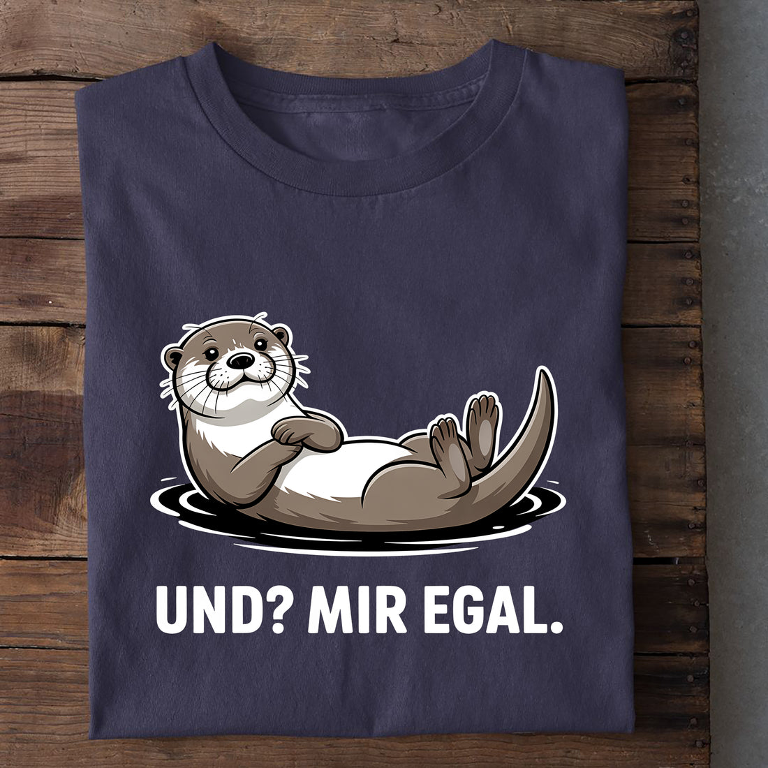 T-Shirt Und Mir egal!, weitere Ansicht