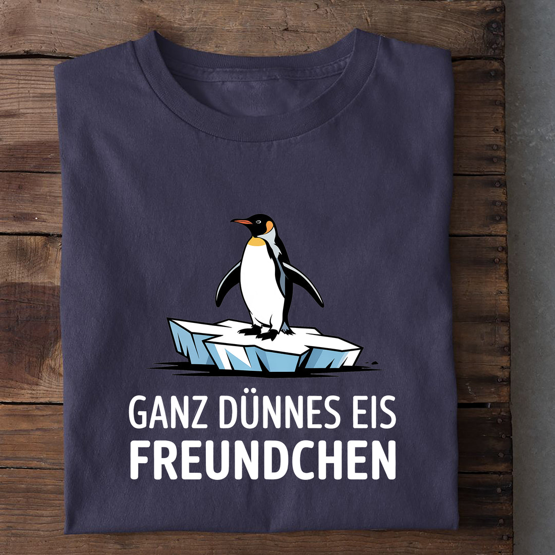 T-Shirt Dünnes Eis Freundchen, weitere Ansicht