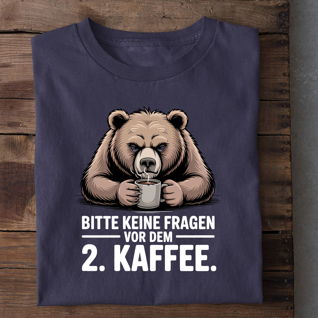 T-Shirt 2. Kaffee, weitere Ansicht