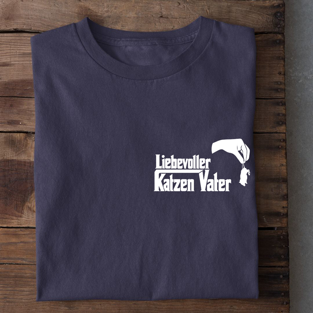 Liebevoller Katzenvater T-Shirt