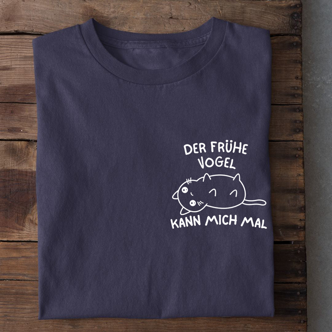 Der Frühe Vogel Katze T-Shirt