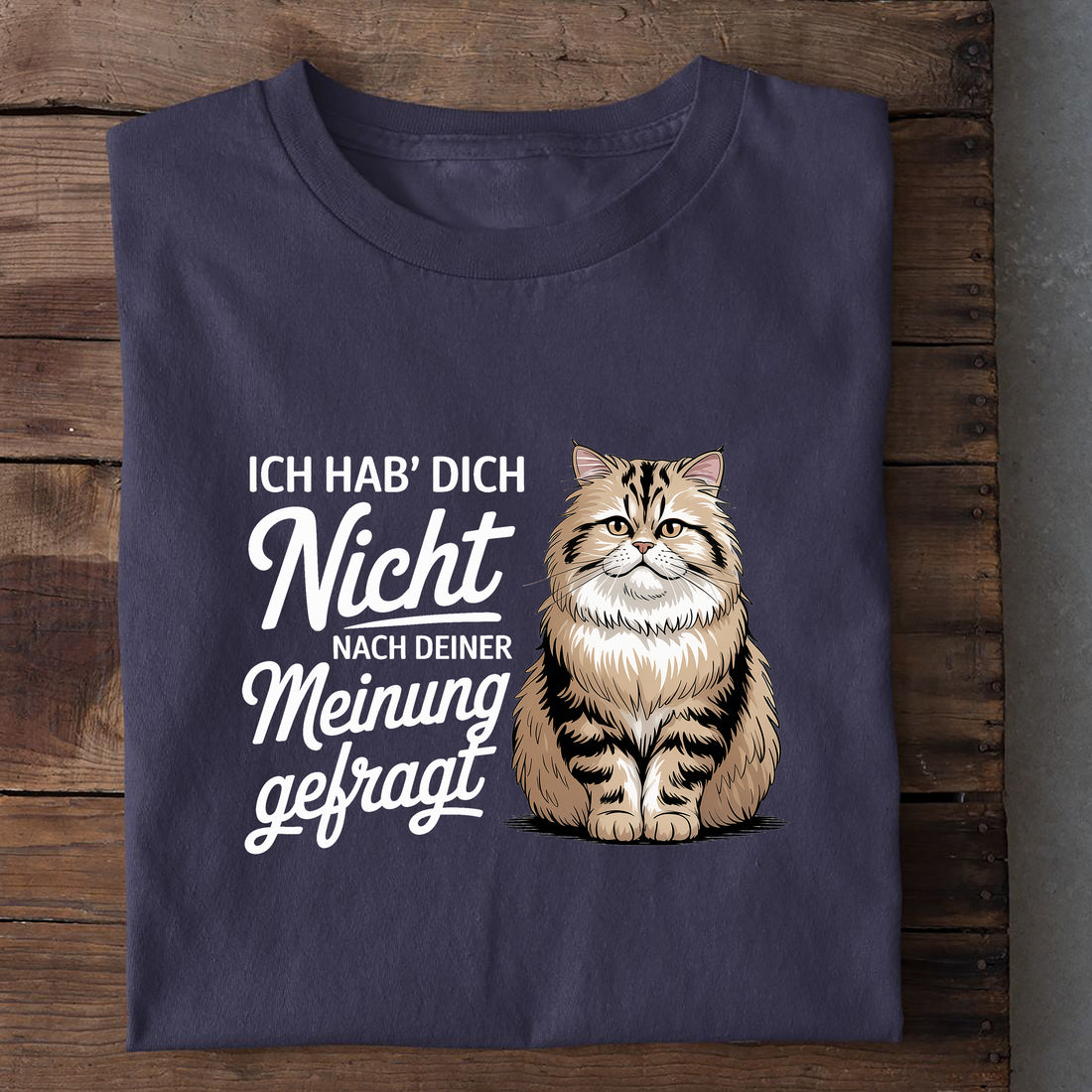 T-Shirt Deine Meinung, weitere Ansicht