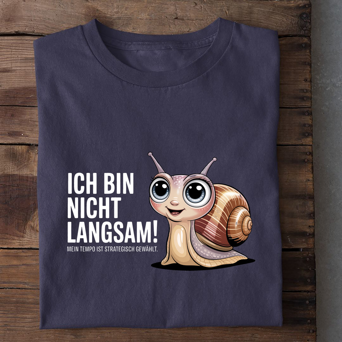 T-Shirt Ich bin nicht langsam, weitere Ansicht