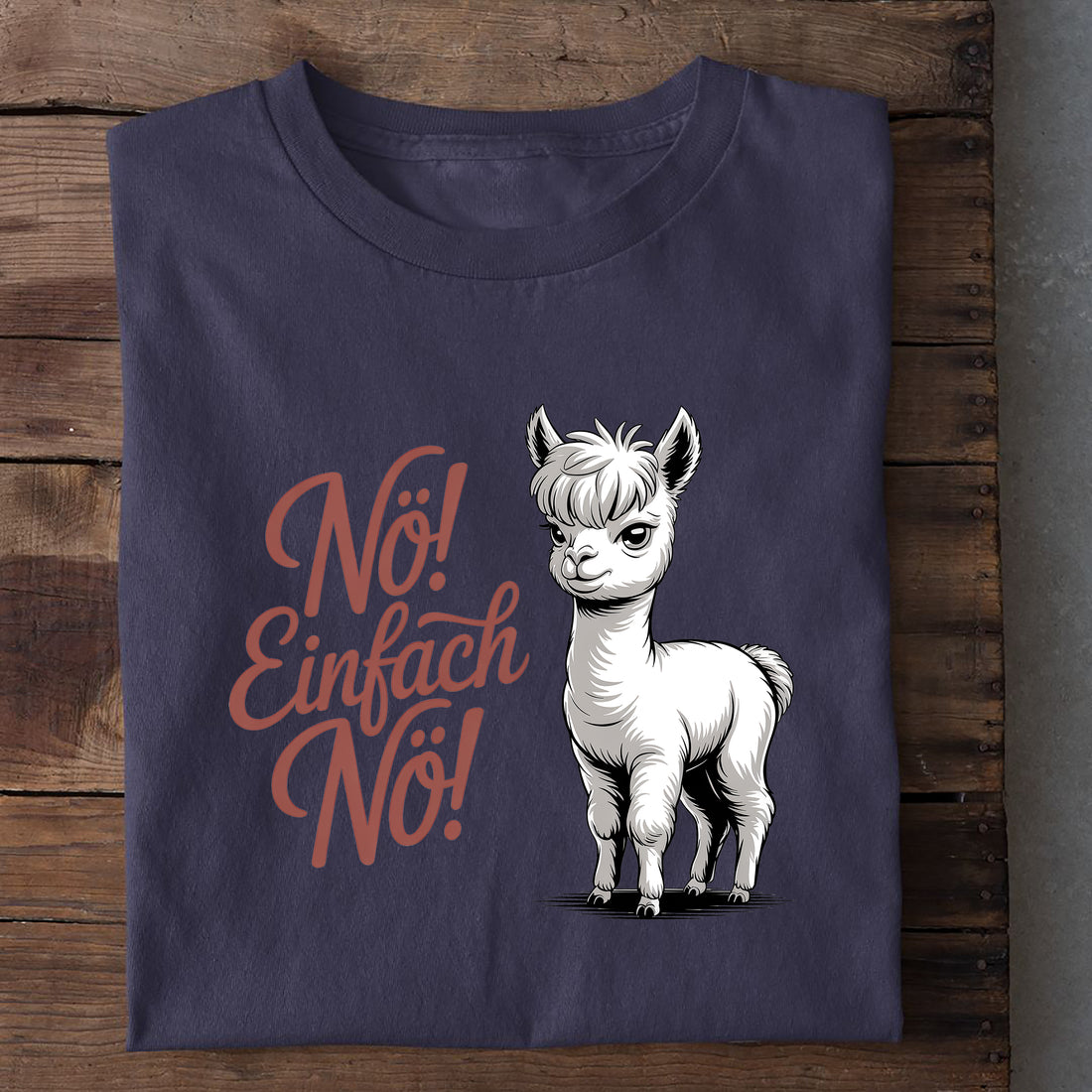 T-Shirt Nö Alpaka, weitere Ansicht