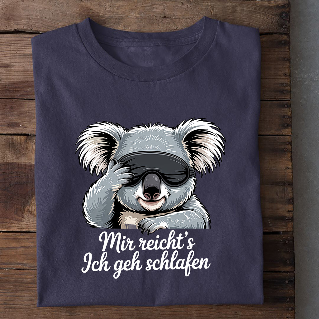 T-Shirt Ich geh schlafen, weitere Ansicht