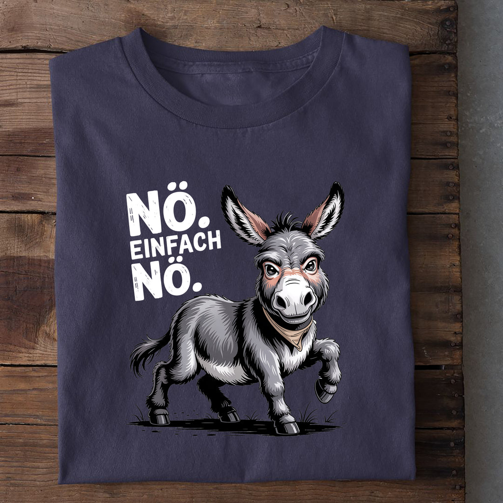 T-Shirt Einfach nö Esel, weitere Ansicht
