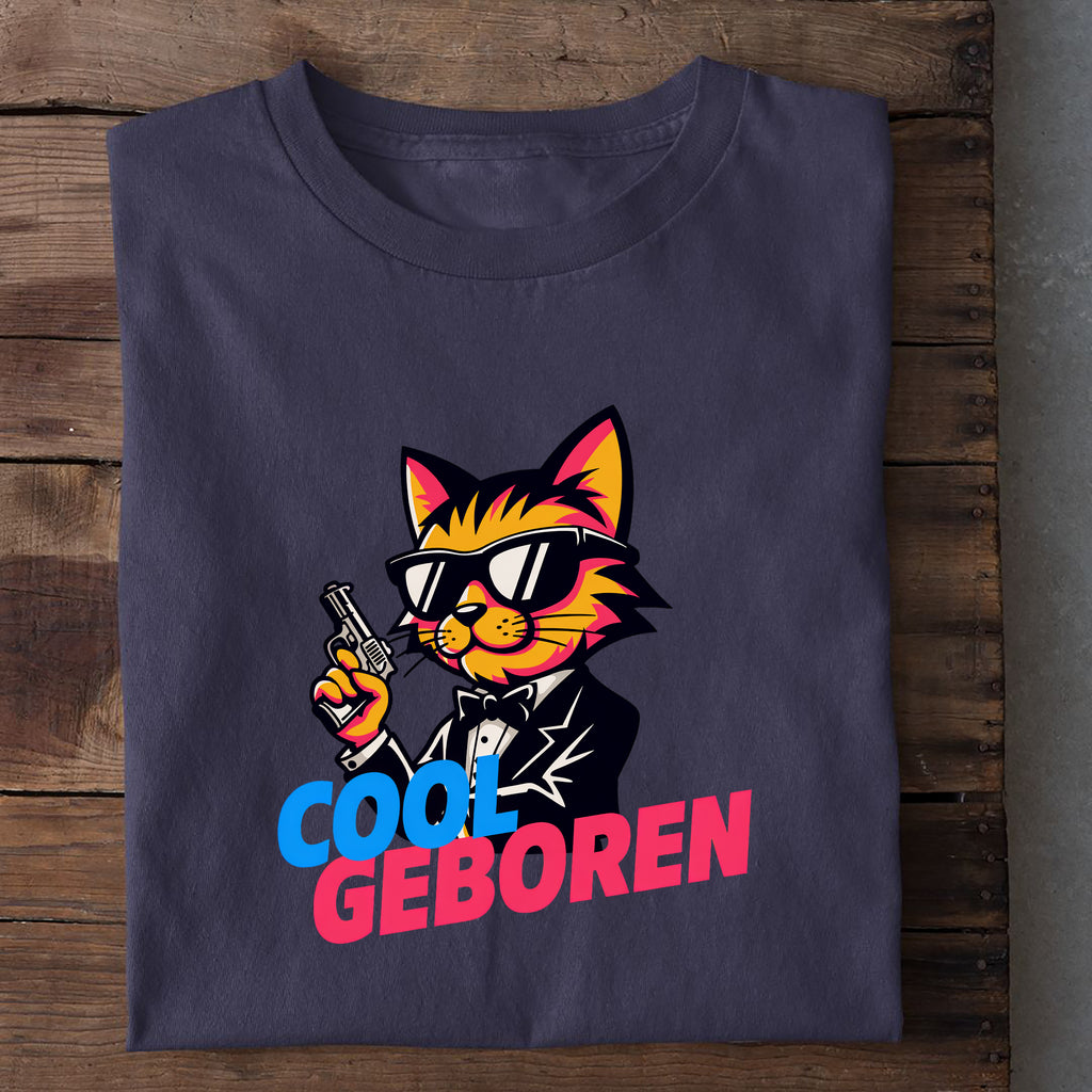 T-Shirt Cool geboren, weitere Ansicht