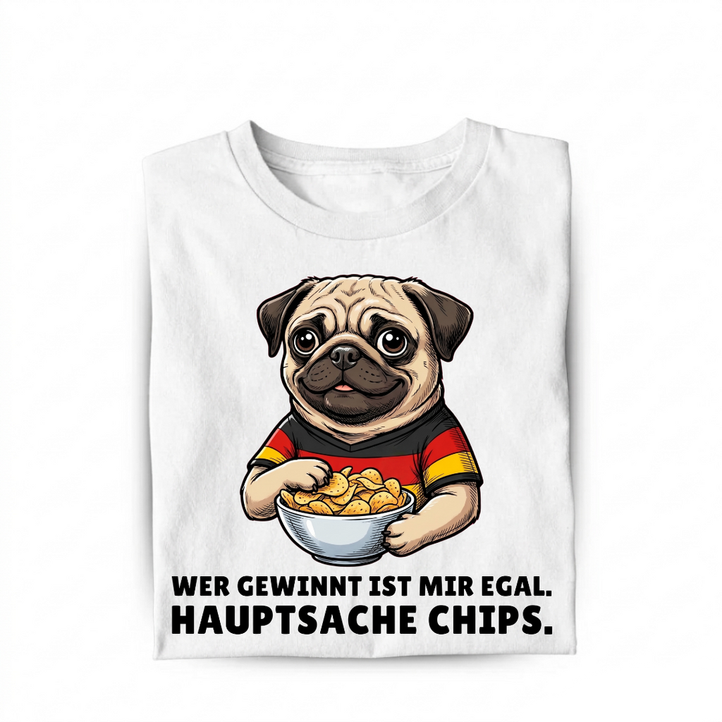 Hauptsache Chips Bio T-Shirt