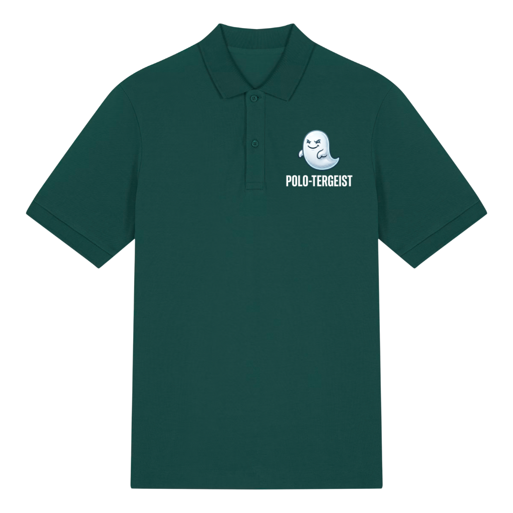 Polo-tergeist Polo T-Shirt Grün Front