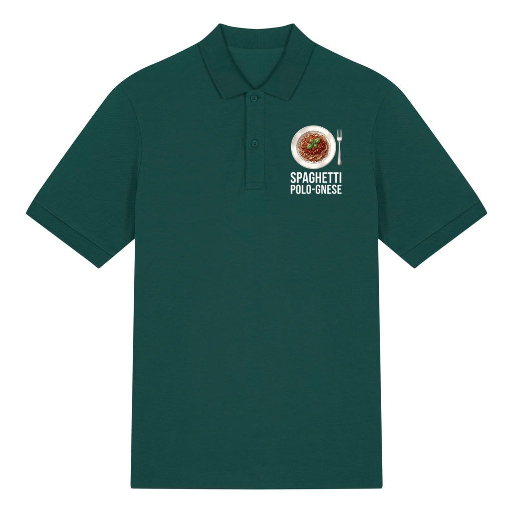 Spaghetti Polo-gnese Polo T-Shirt Grün Front