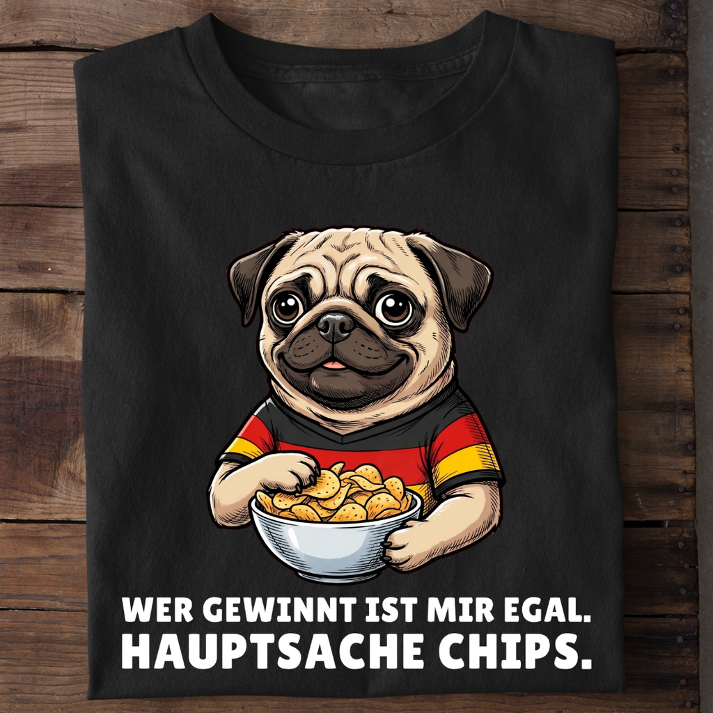 Hauptsache Chips Bio T-Shirt