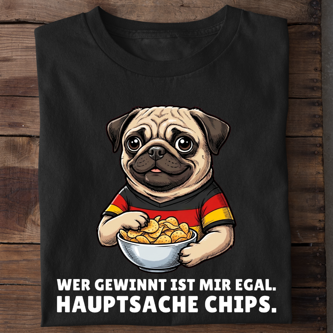 Hauptsache Chips Bio T-Shirt