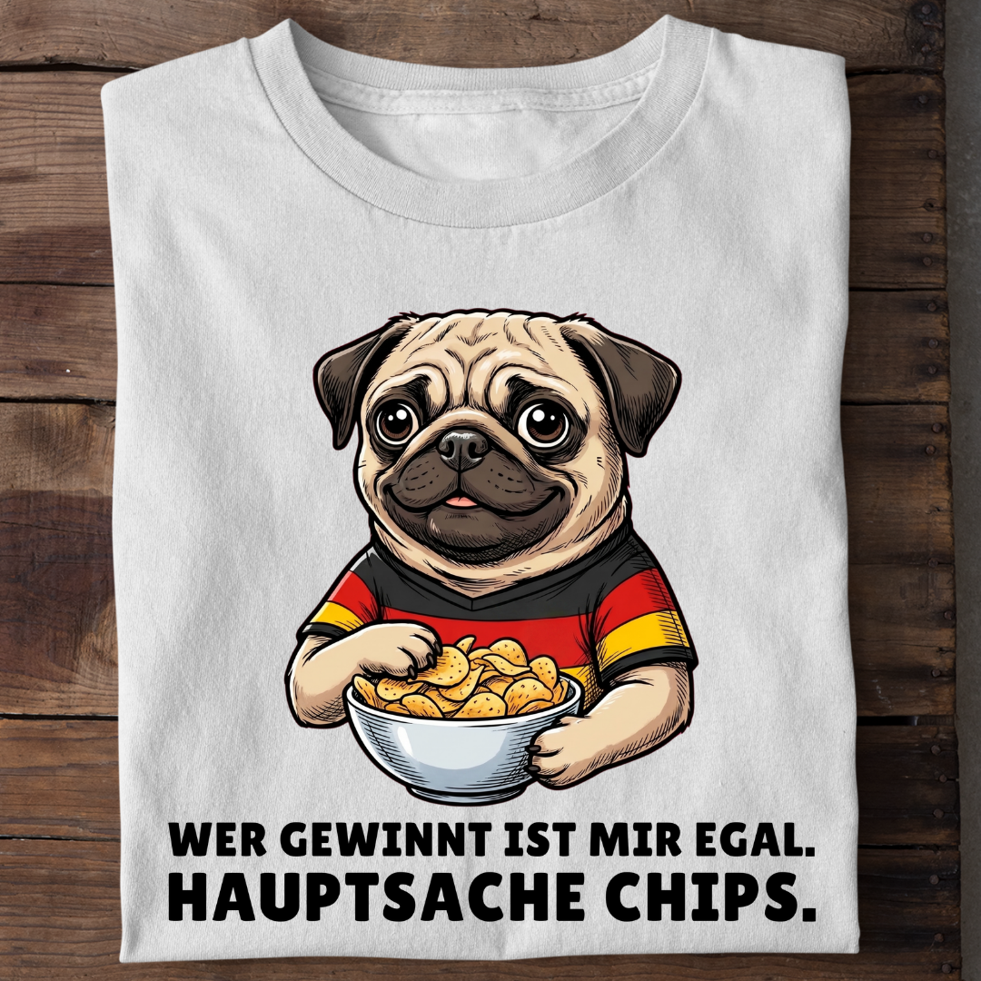 Hauptsache Chips Bio T-Shirt
