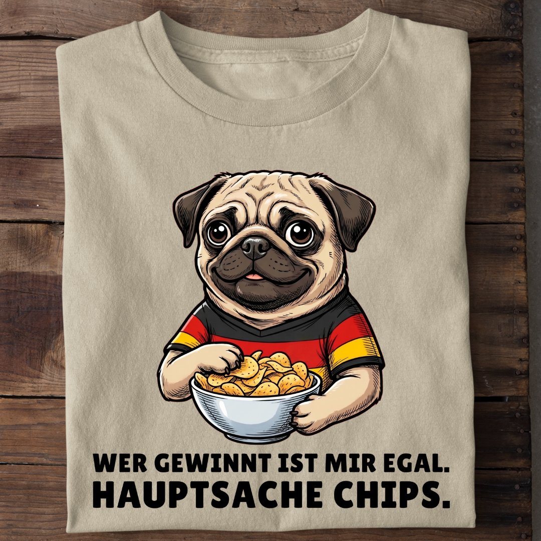 Hauptsache Chips Bio T-Shirt