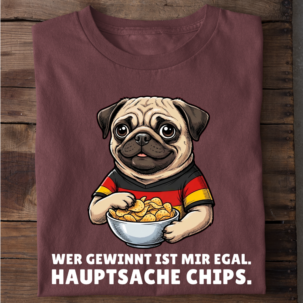 Hauptsache Chips Bio T-Shirt