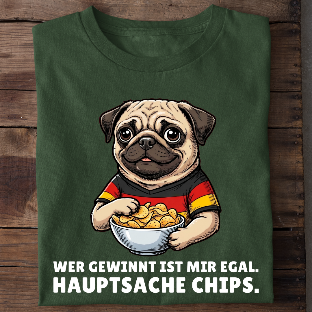 Hauptsache Chips Bio T-Shirt