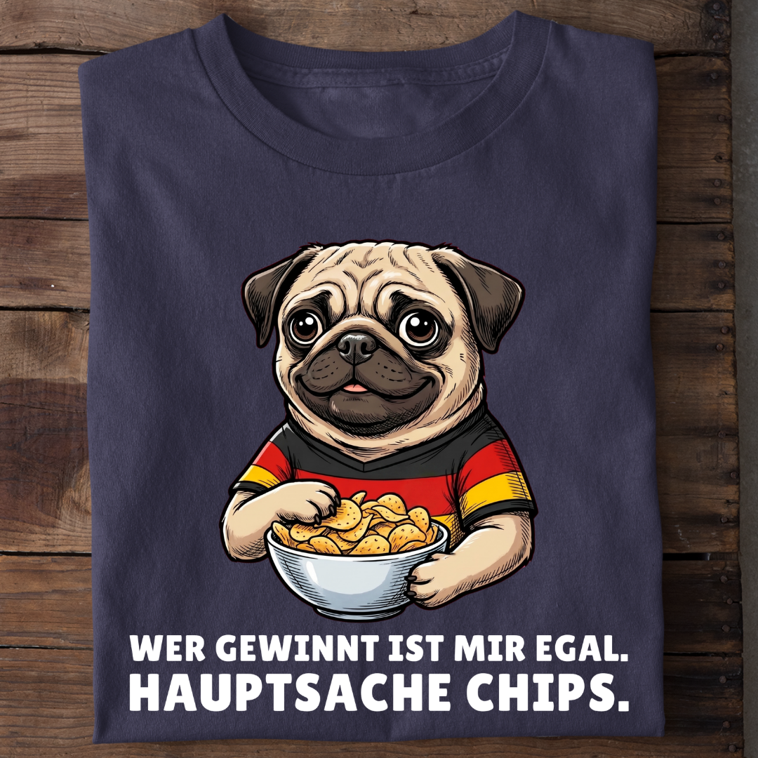 Hauptsache Chips Bio T-Shirt