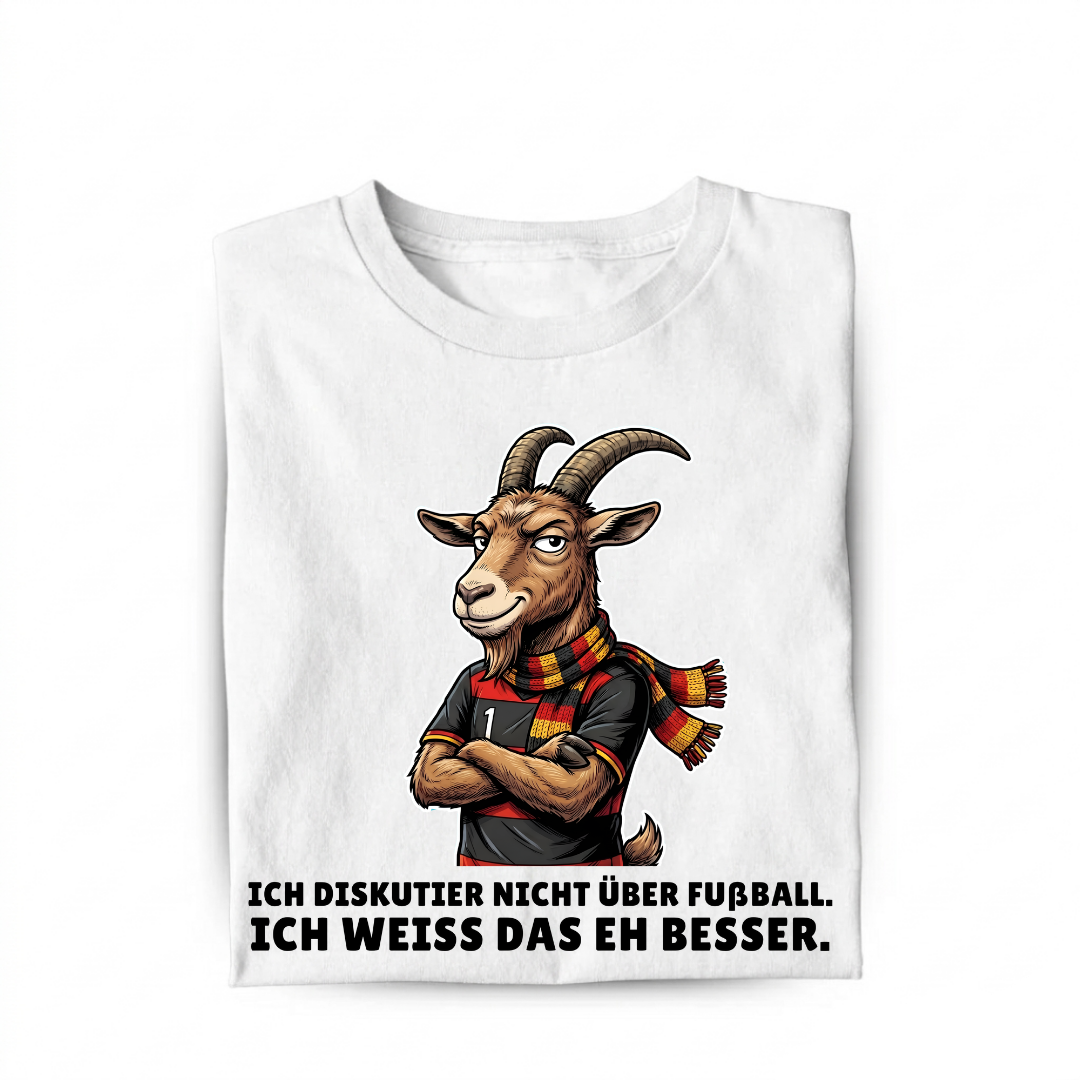 Ich weiss das eh besser Fußball Bio T-Shirt