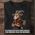 Ich weiss das eh besser Fußball Bio T-Shirt