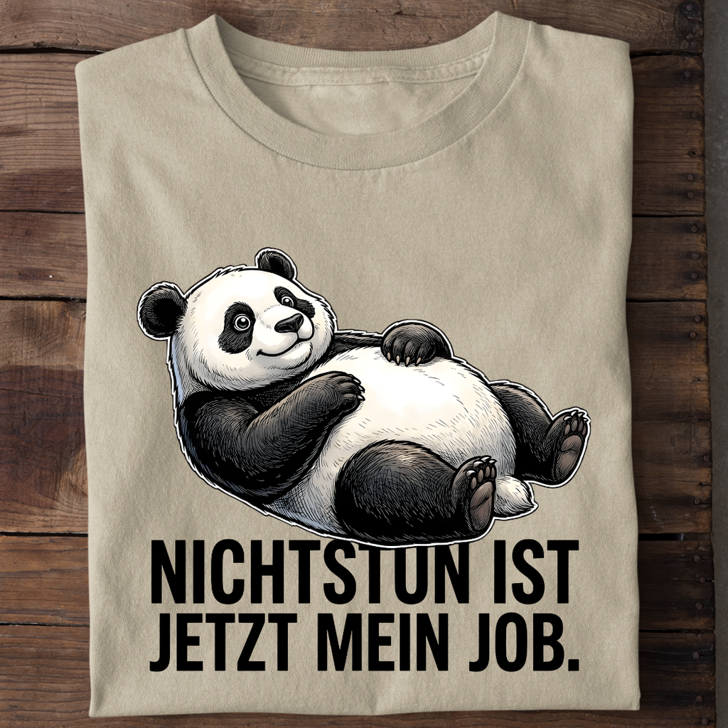 Nichtstun ist mein Job Bio T-Shirt