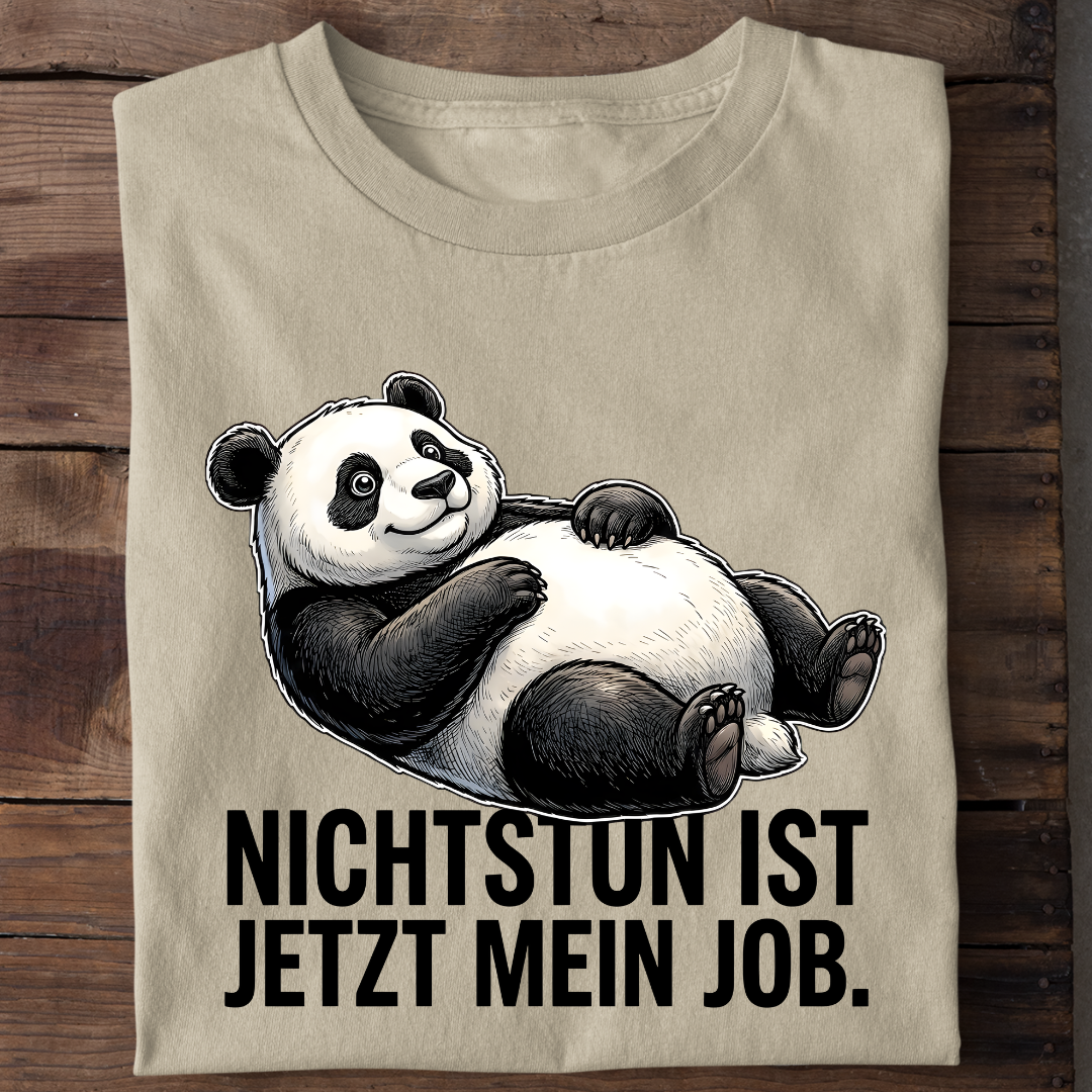 Nichtstun ist mein Job Bio T-Shirt