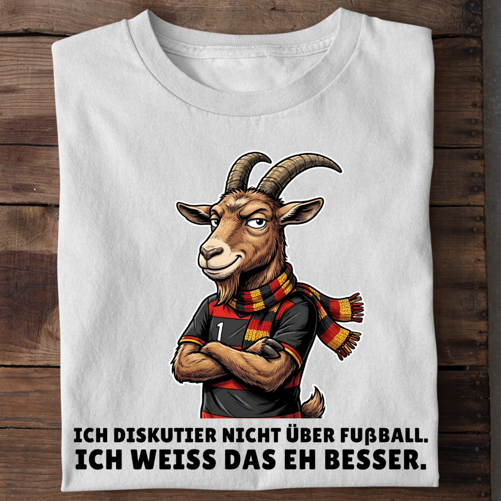Ich weiss das eh besser Fußball Bio T-Shirt