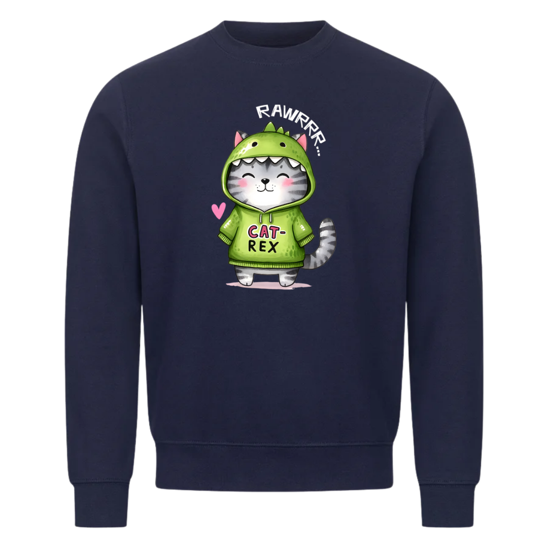 Sweatshirt Cat Rex, getragen