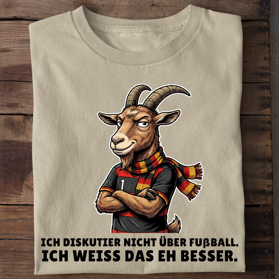 Ich weiss das eh besser Fußball Bio T-Shirt
