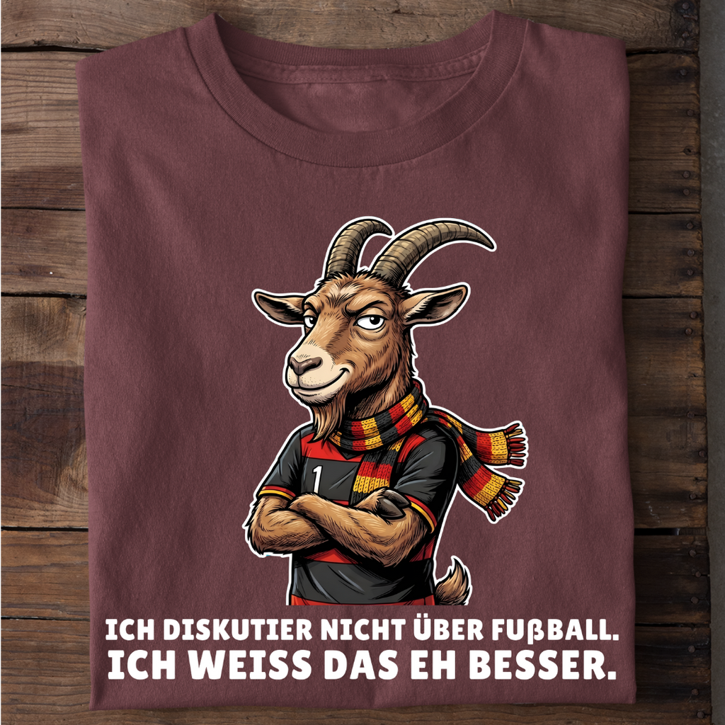 Ich weiss das eh besser Fußball Bio T-Shirt