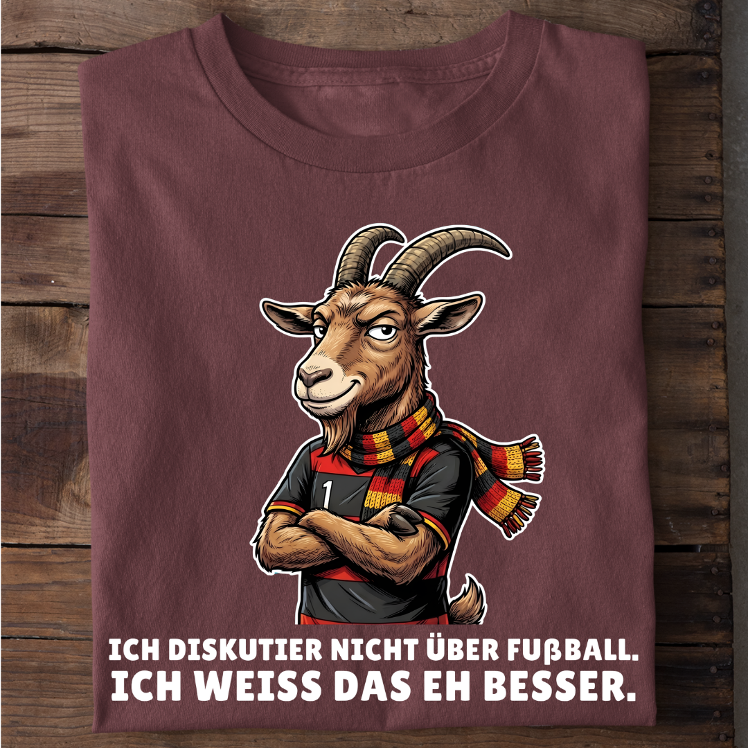 Ich weiss das eh besser Fußball Bio T-Shirt