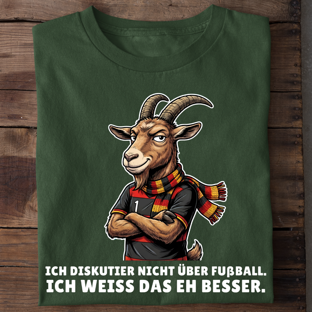 Ich weiss das eh besser Fußball Bio T-Shirt