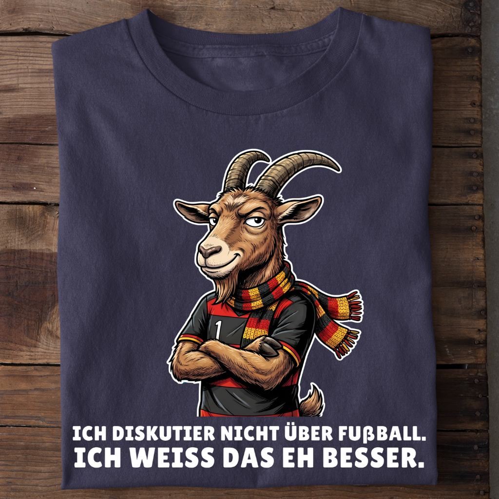 Ich weiss das eh besser Fußball Bio T-Shirt