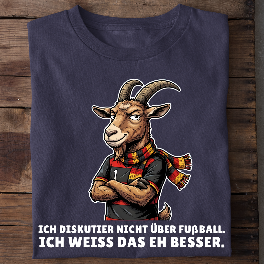 Ich weiss das eh besser Fußball Bio T-Shirt