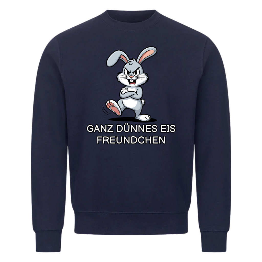 Sweatshirt Ganz Dünnes Eis Hase, getragen