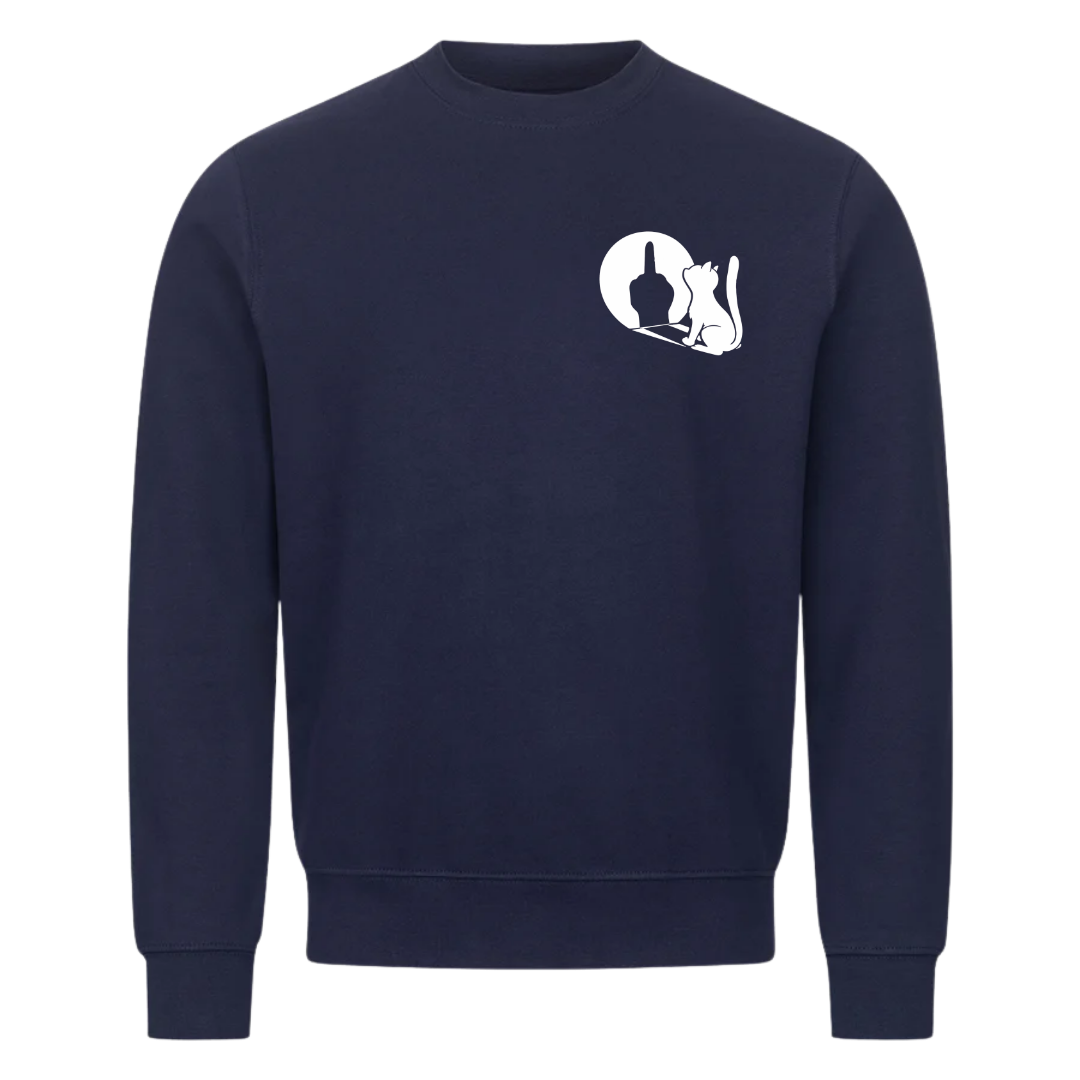 Sweatshirt Sarkastische Katze, Seitenansicht