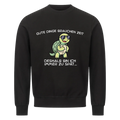 Lustiges Sweatshirt mit Spruch Gute Dinge brauchen Zeit, Vorderansicht
