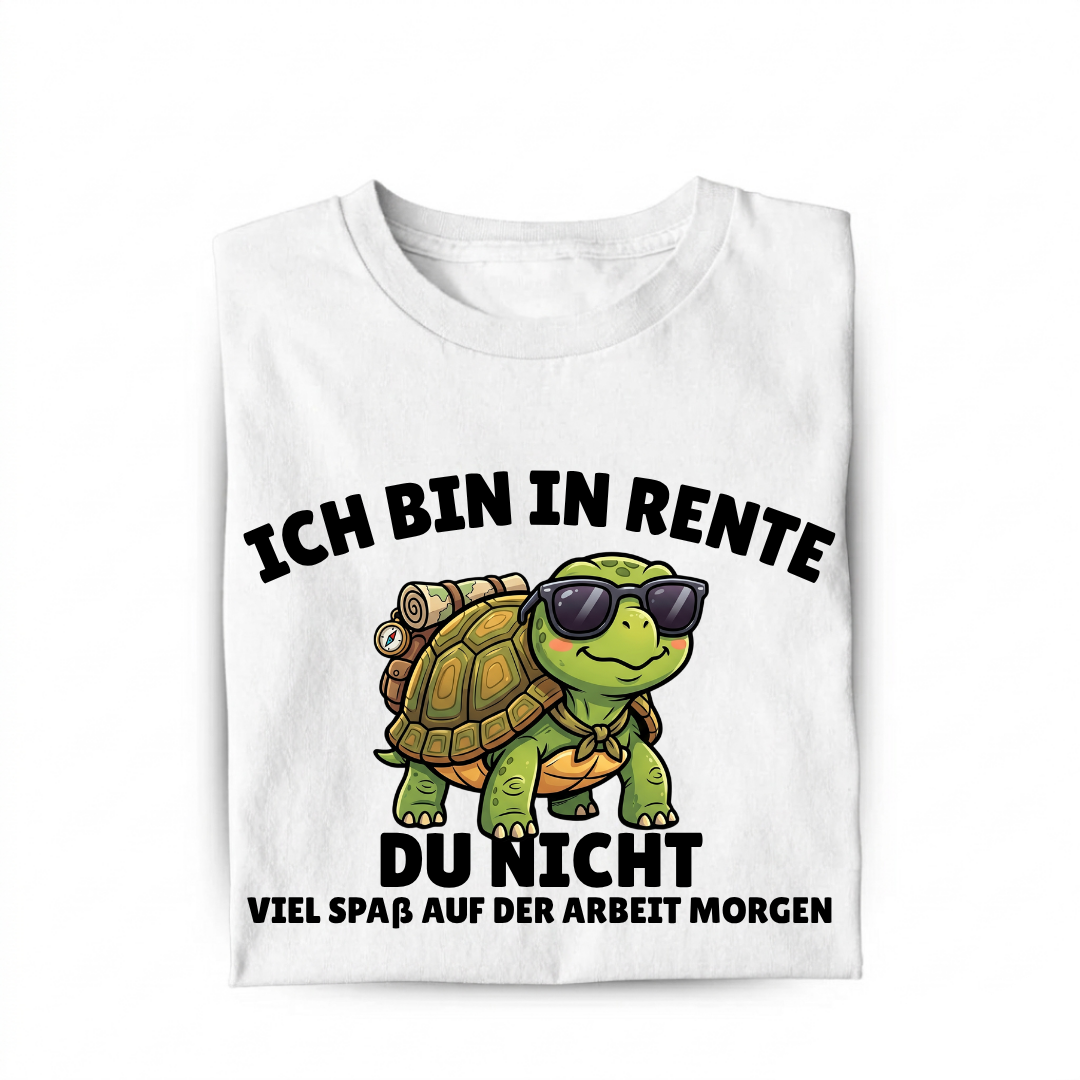 Ich bin in Rente - Du nicht Bio T-Shirt