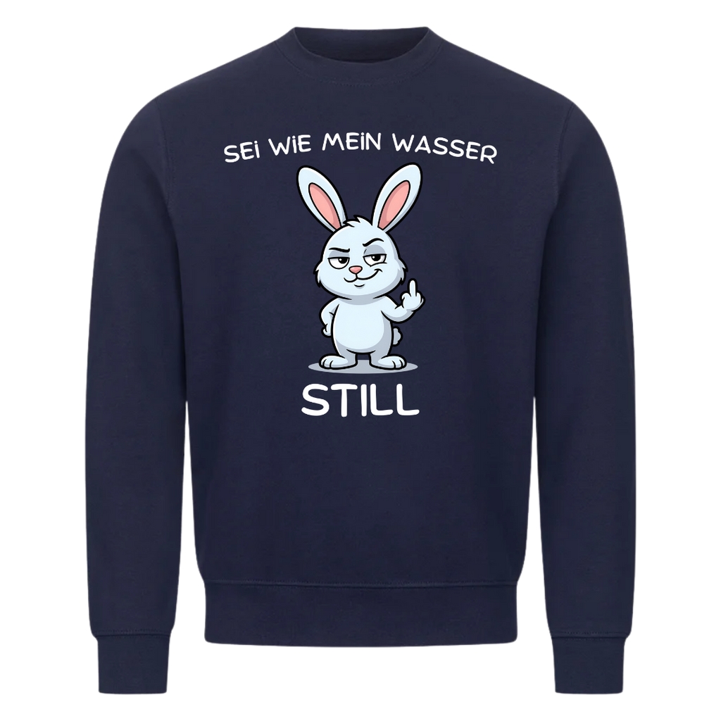 Sweatshirt Sei wie mein Wasser - Still, Seitenansicht