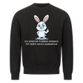 Lustiges Sweatshirt mit Spruch Ironisch mit einem Hauch Sarkasmus, Vorderansicht