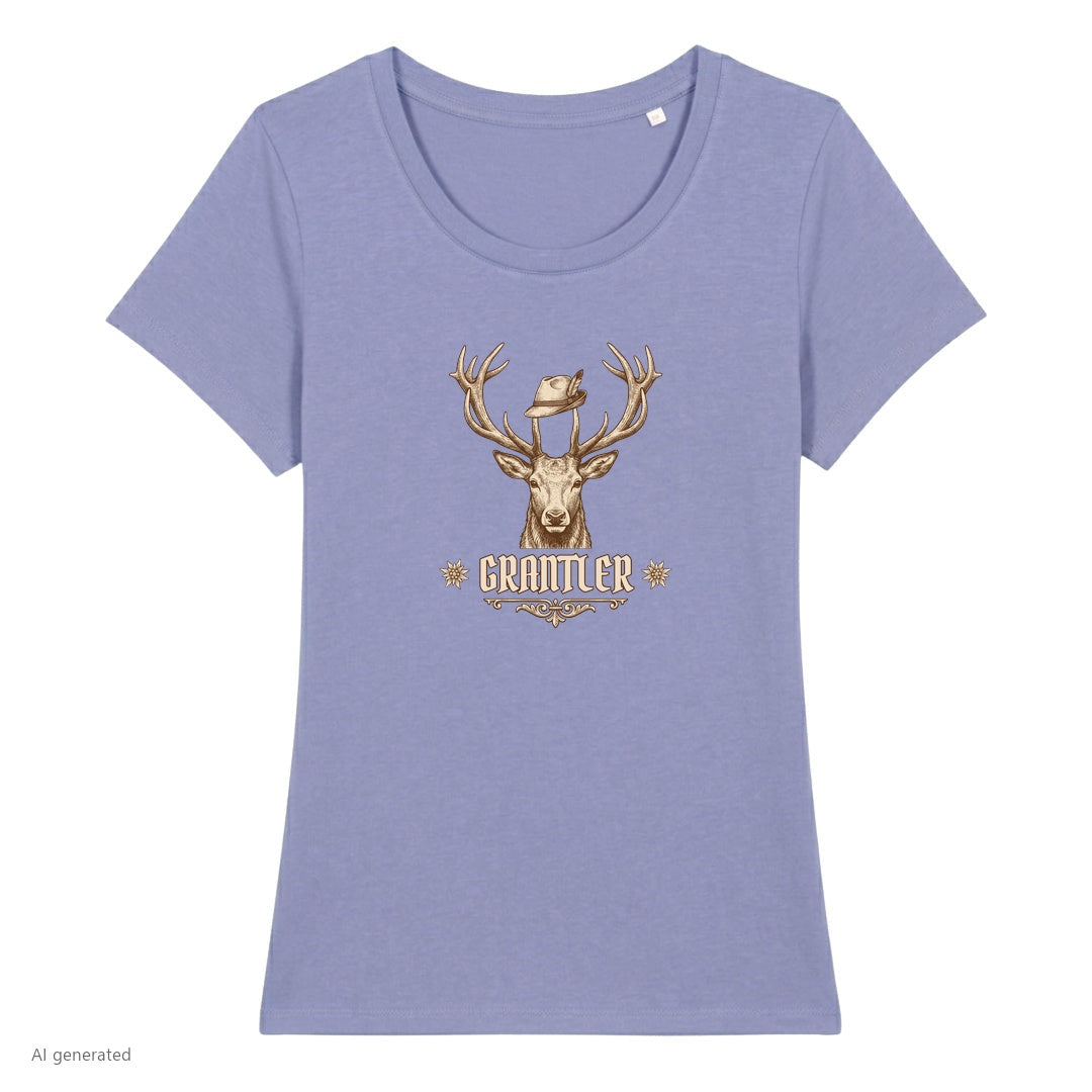 Grantler Wiesn Damen T-Shirt in Lavendel