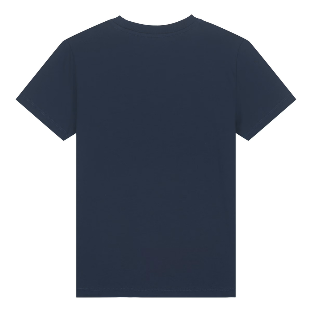 Sturer Esel Kinder T-Shirt Navy Rückseite