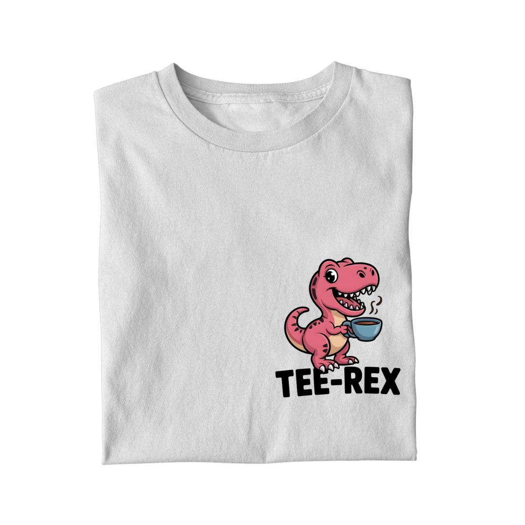 Lustiges T-Shirt mit Spruch Tee-Rex, Vorderansicht
