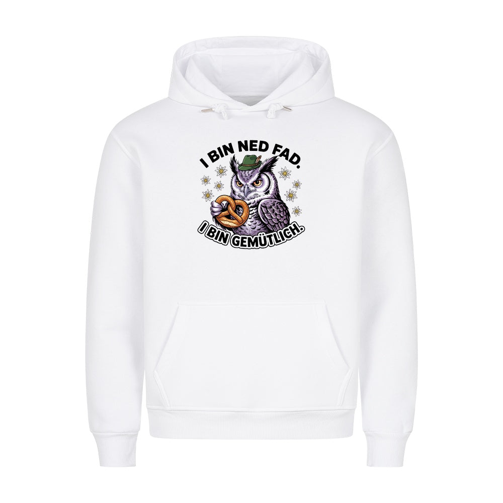 I bin ned fad Wiesn Hoodie in Weiß