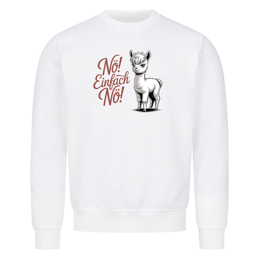 Sweatshirt Nö Alpaka, getragen