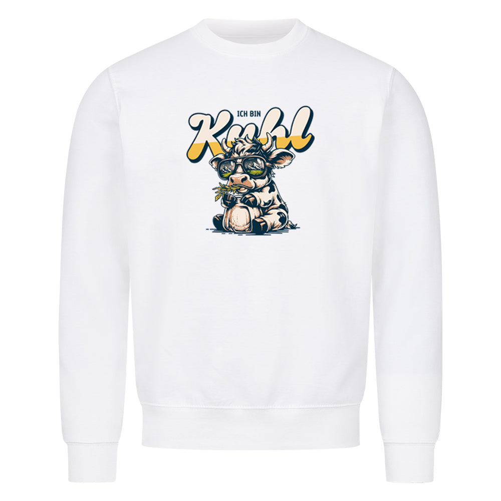 Sweatshirt Ich bin kuhl, getragen
